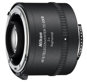 The Nikon TC-20E III 2x Teleconverter double the effective focal length of compatible lenses. 