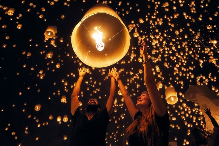 The Festival of Light, known as Yee Peng Lantern Festival