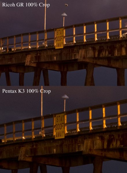 Ricoh GR and Pentax K3 Comparison