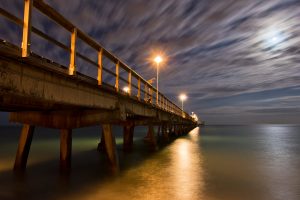 Pentax K3 DSLR Review: Long Exposure Pier at Night