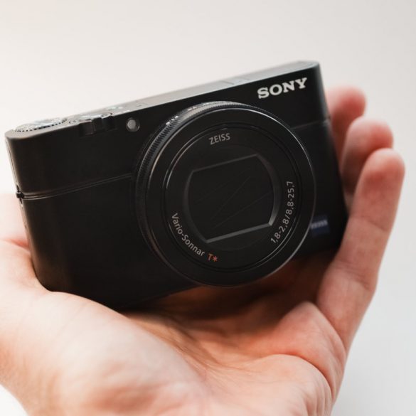 Sony RX100 III Review: The RX100 III in a hand for scale