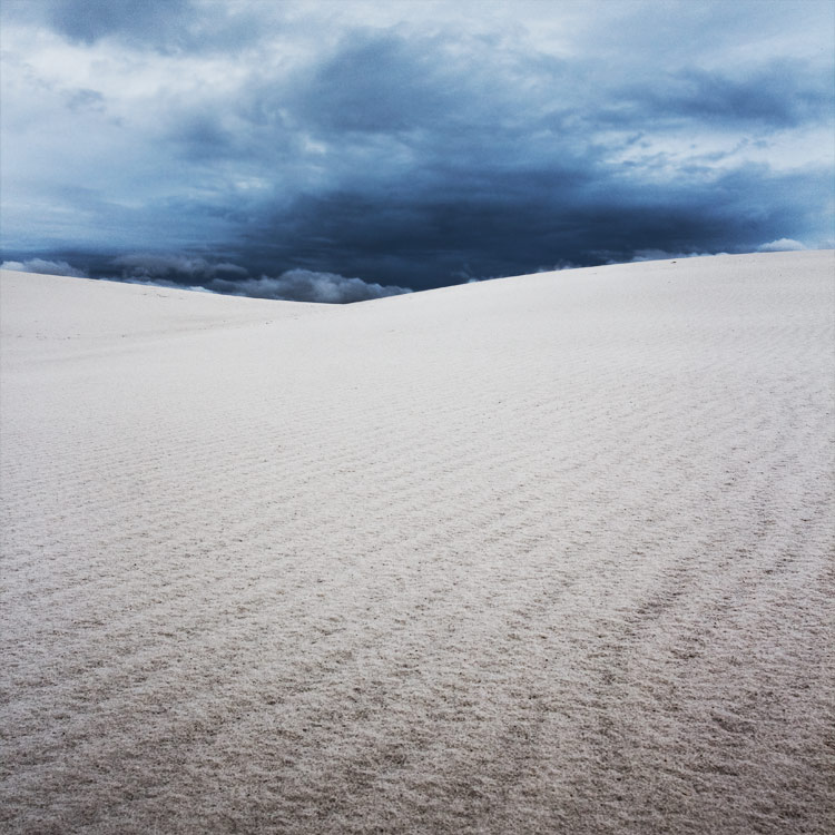 White Sands National Monument during a Thunderstorm