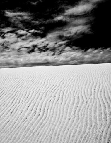 White Sands National Monument Black and White Photography