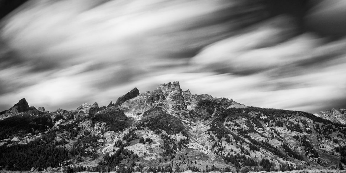 Grand Teton National Park black and white photography