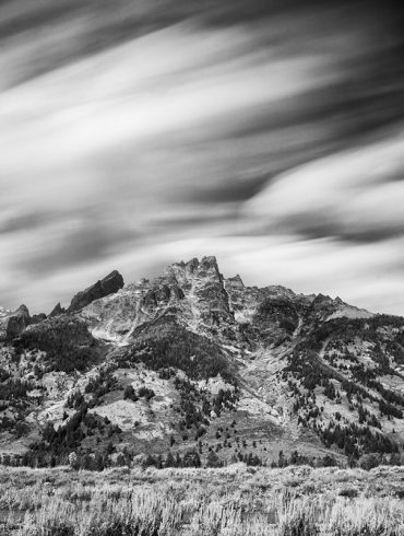 Grand Teton National Park black and white photography