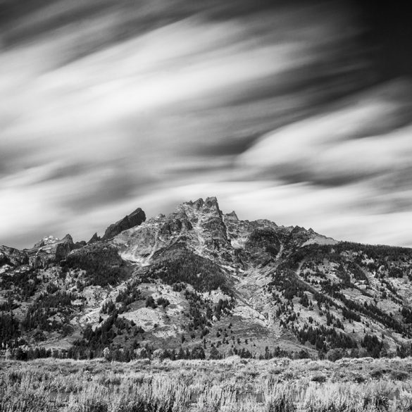 Grand Teton National Park black and white photography