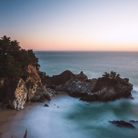 Seascape photography at McWay Falls